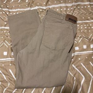 Duluth Trading Co. Khaki fire hose relaxed Pants